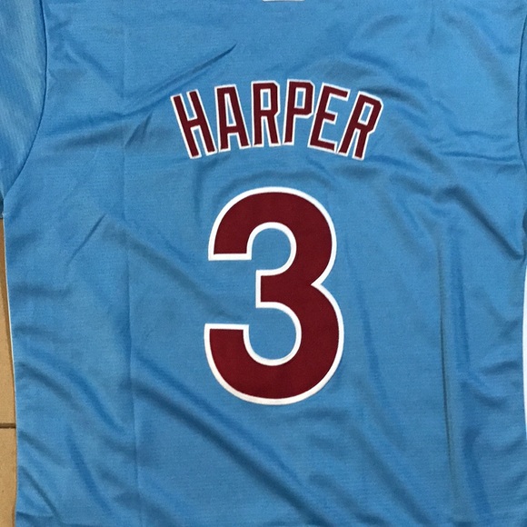 Bryce Harper jersey blue - Picture 2 of 5